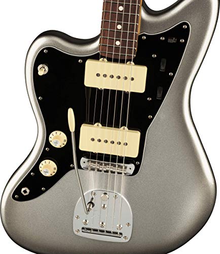 Fender American Professional II Jazzmaster RW LH (Mercury) – Guitare Électrique Gaucher - Les Beatles, Paul McCartney, John Lennon, RIngo Starr, George Harrison Fender American Professional II Jazzmaster RW LH (Mercury) - Guitare Électrique Gaucher – Image 4