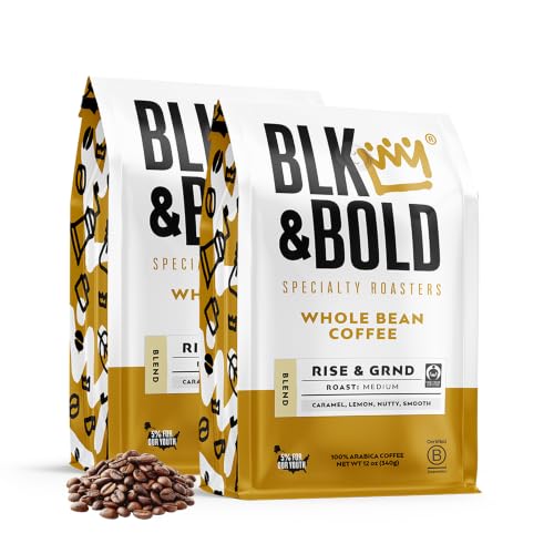 BLK & Bold Rise & GRND Medium Roast Whole Bean