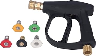 Pistola De Lavagem De Alta Pressão, Canhão De Espuma, Pistola De Limpeza De Carro Com 5 Bicos, Pulverizador De Espuma Automotivo Multifuncional