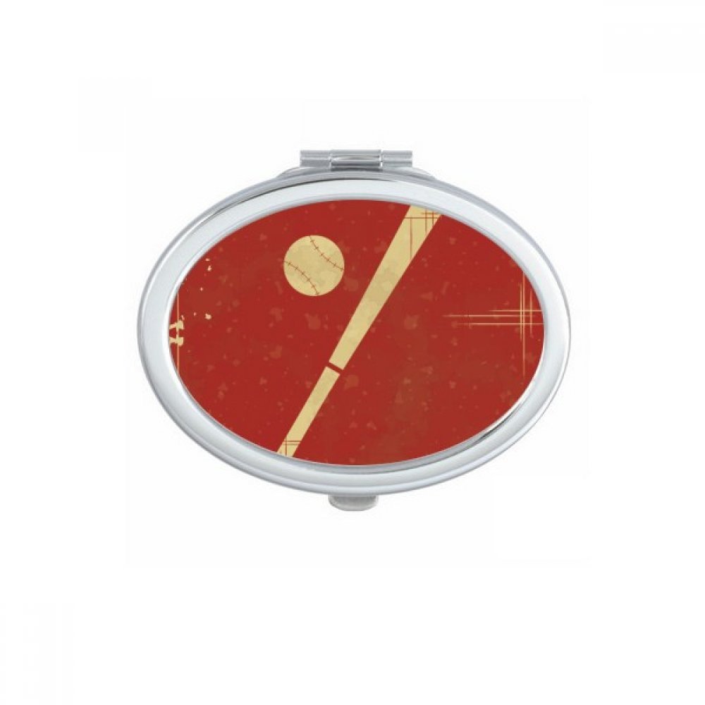 Miroir de poche à la main motif bowling cadeau mignon pour femme et ado