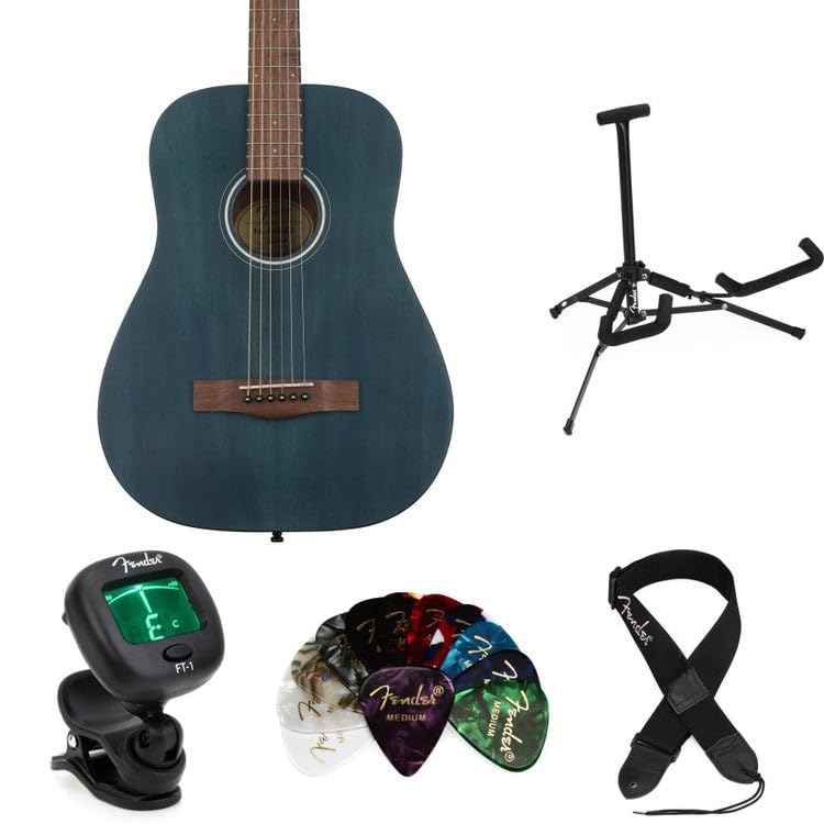 Fender FA-15 3/4 Scale Acoustic Guitar Bundle,