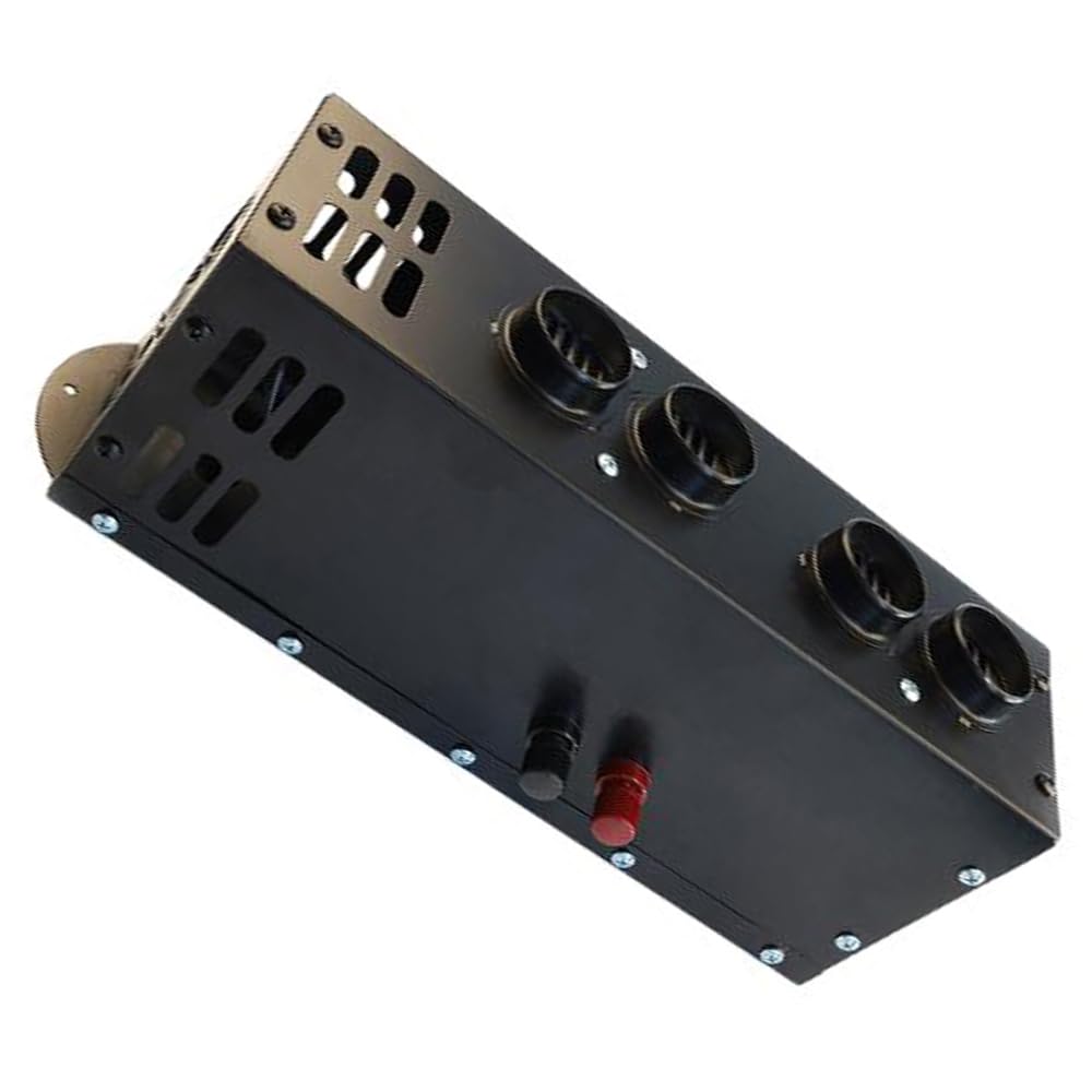Riloer Calentador eléctrico Autocaravana, 24 V, 600 W-800 W, portátil, con 4 Orificios, descongelador de Parabrisas, calefacción y refrigeración.