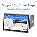 Dasaita 10.2 inch Large Screen Double Din Android 10.0 Car Stereo for Any Vehicle with a Double din Slot Radio with GPS Navigation 4G Ram 64G ROM Built in DSP Dash Kit Meomery Card