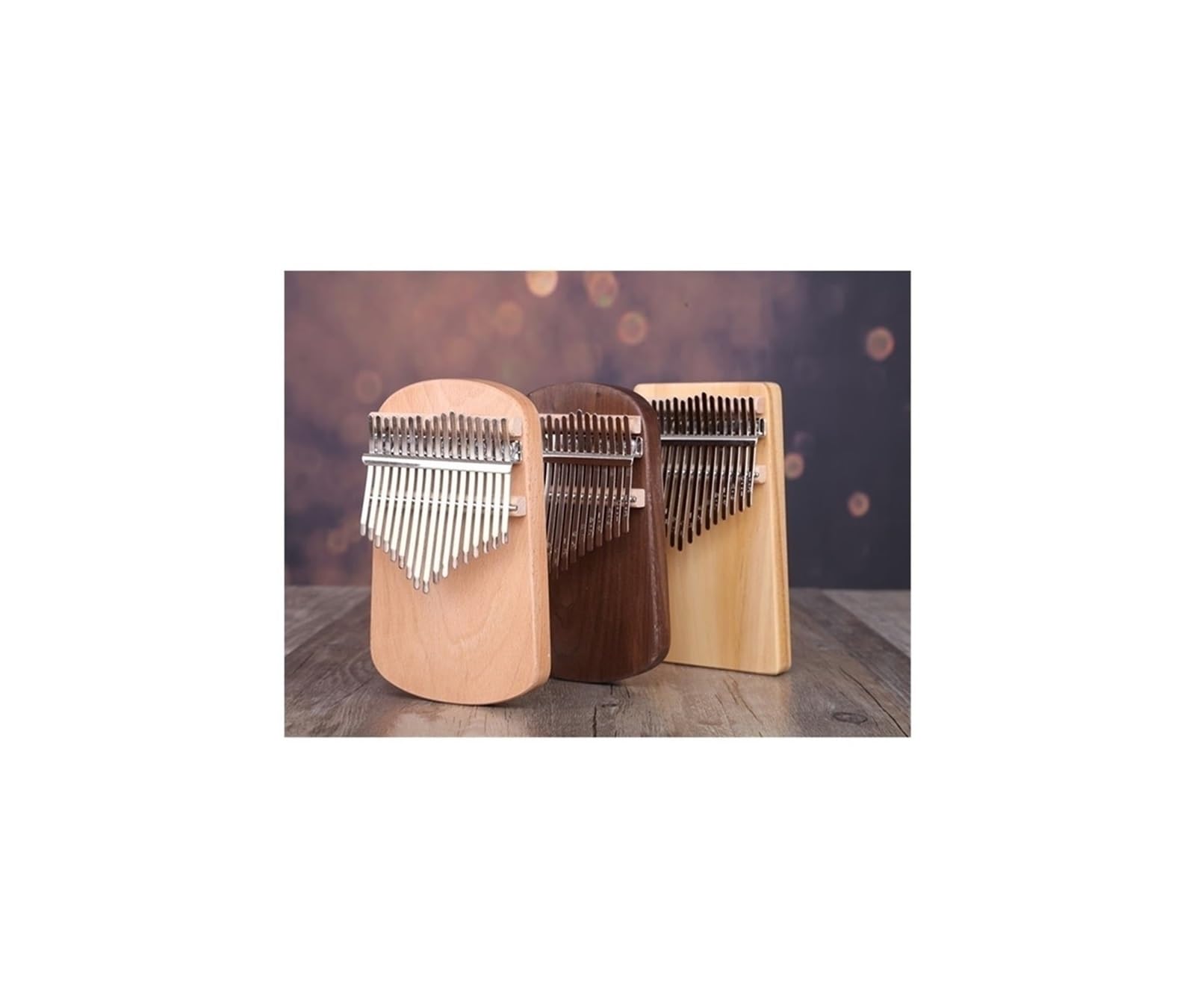 Kalimba 17-tonowy fornir sosnowy biały 17-tonowy fortepian palcowy kalimba 17-tonowy fortepian kciukowy kalimba