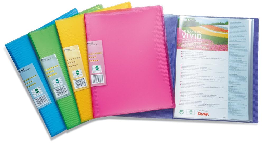 Pentel Recycology Vivid Display Book A4 30 kieszeni