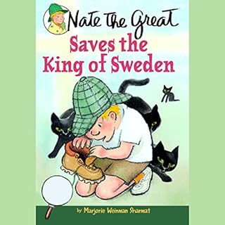 Nate the Great Saves the King of Sweden Audiolibro Por Marjorie Weinman Sharmat arte de portada