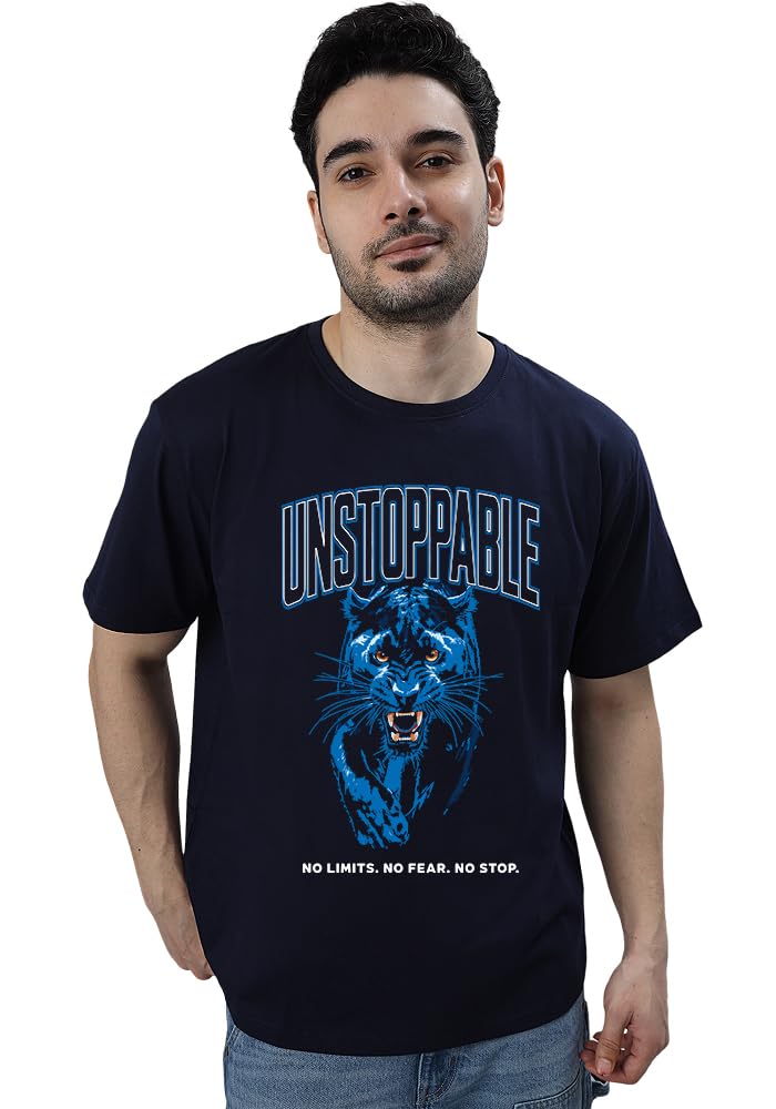 wear your opinion 100% Cotton Printed Tshirt for Men Half Sleeve Round Neck-picture-14