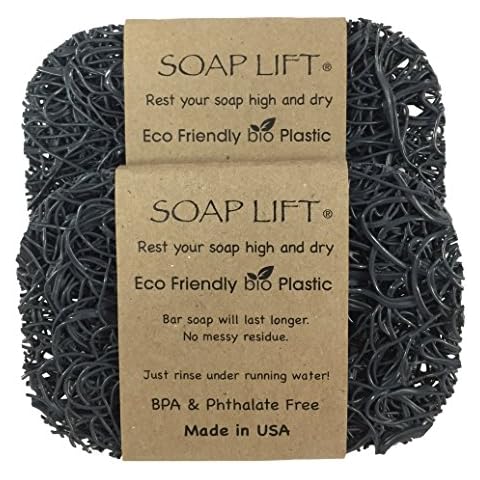 Soap Lift Soap Dish, Two Pack - Gray Cover