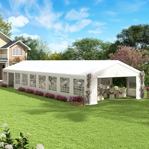 Raysfung 20' x 60' Party Tent Heavy Duty, Wedding Tent with...