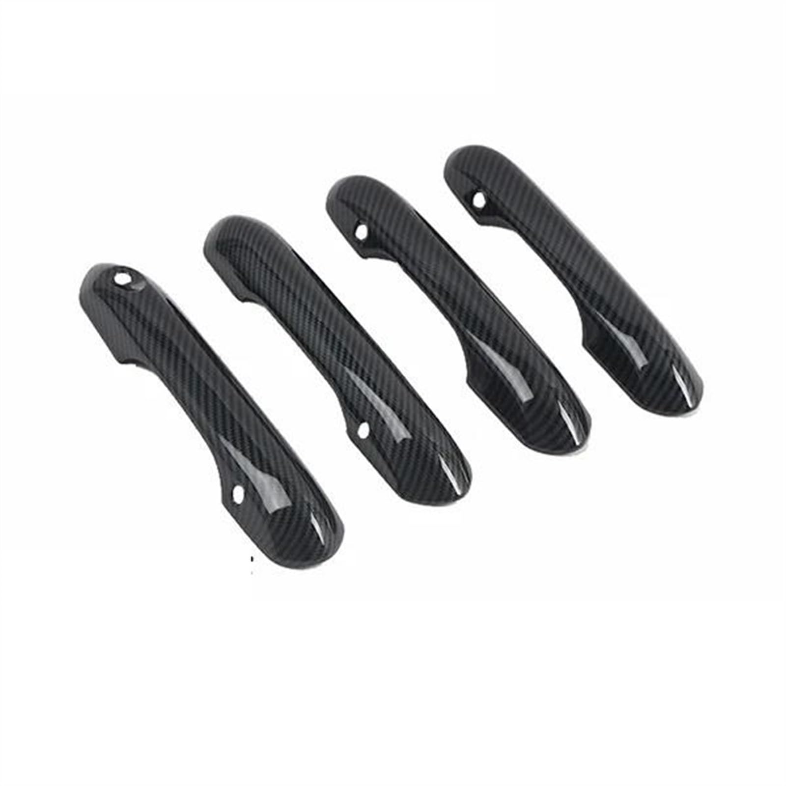 KJHOPY Carbon Fiber Car Exterior Door Handle Grab Cover Trim Sticker Styling for Ford for Explorer MK6 U625 2020-2022 Exterior Door Handle