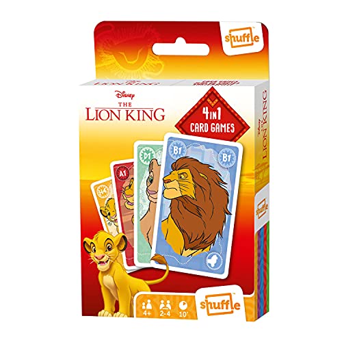 Shuffle Juegos de Cartas Lion King para niños - Broche 4 en...