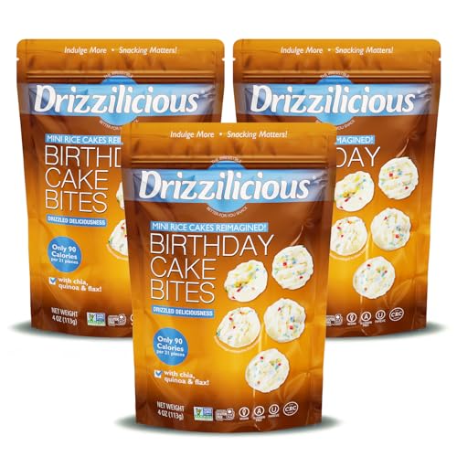 Drizzilicious Birthday Cake 3 x 113g