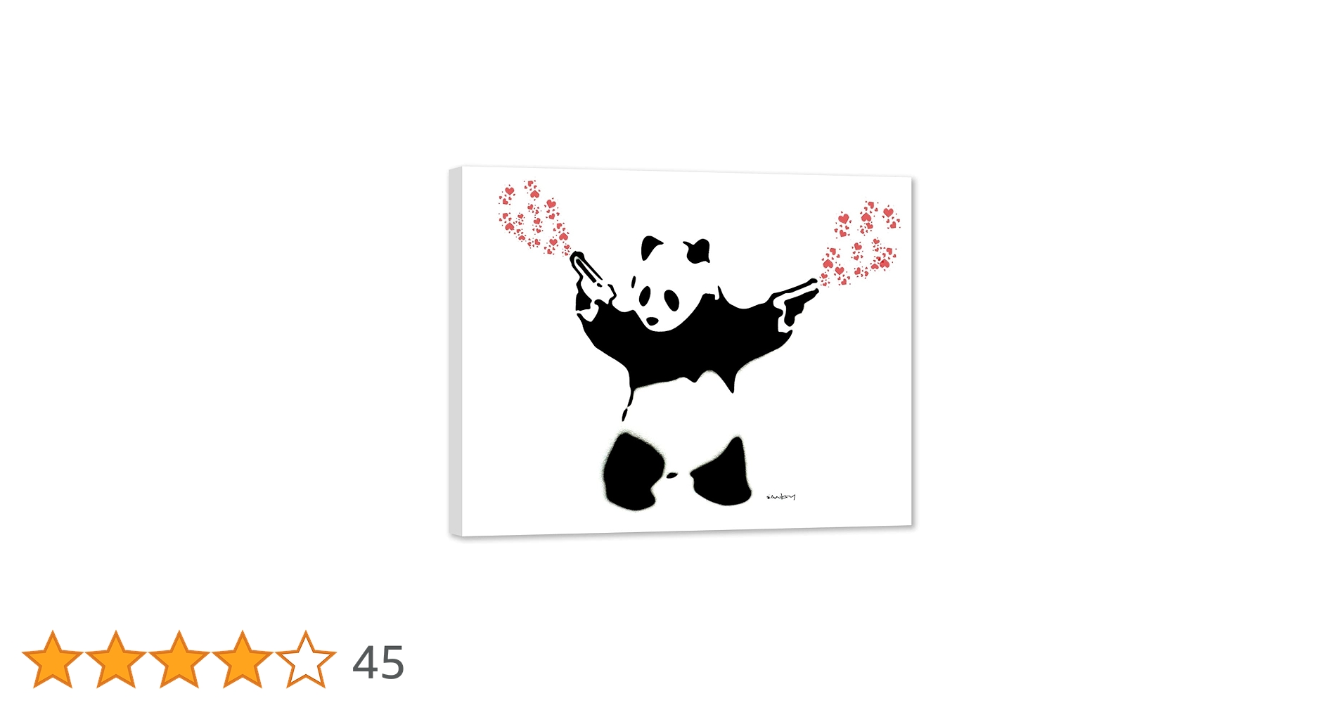 バンクシー アートフレーム Banksy ポスター パンダ 拳銃 バンクシー アートフレーム Banksy ポスター パンダ 拳銃 Amazon