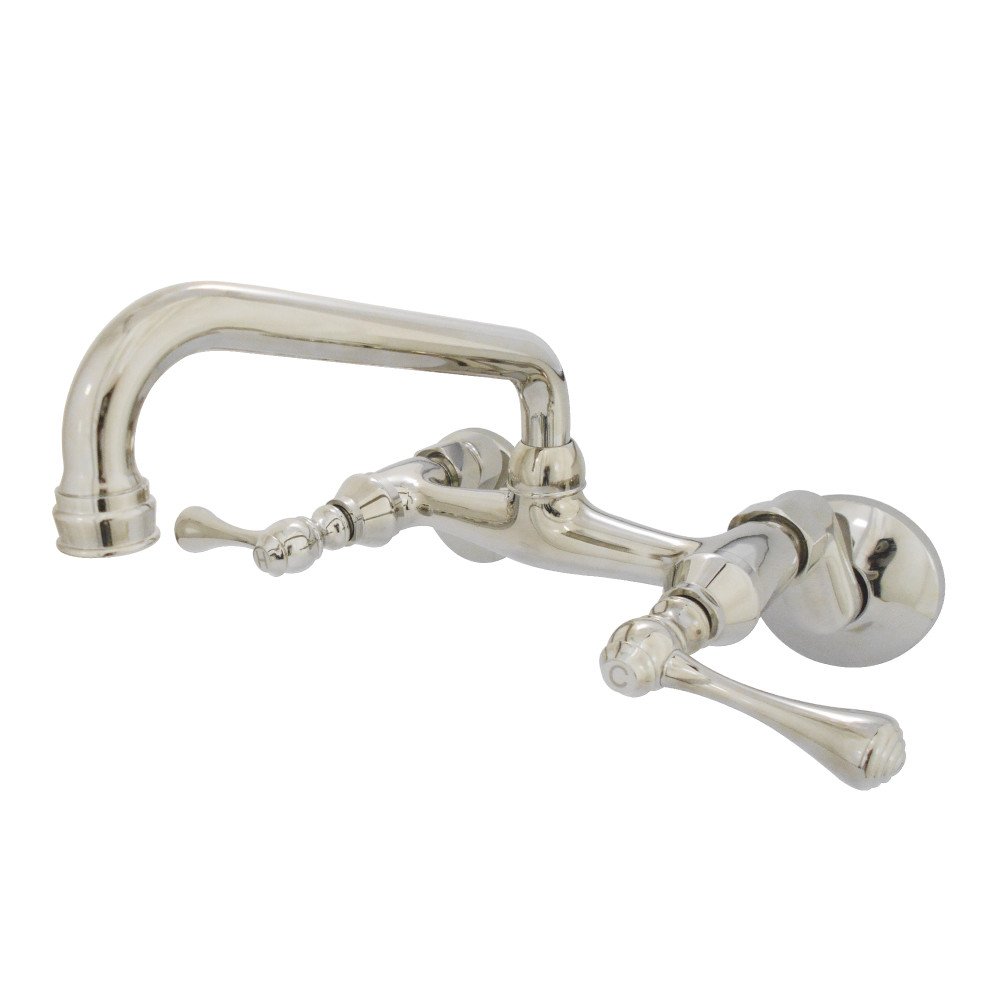Kingston Brass KS313PN Wall Mount Kitchen Faucet