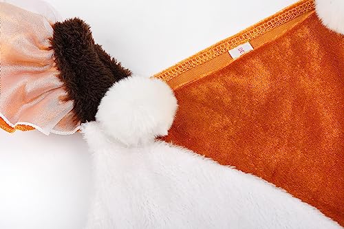 Disfraz de zorra para niñas con diadema y cola miniatura 3