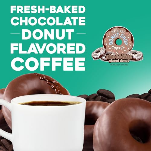 The Original Donut Shop Coffee Chocolate Glazed Donut Keurig Single-Serve K-Cup Pods, Medium Roast Coffee, 60 Count (6 Packs of 10) - image 4