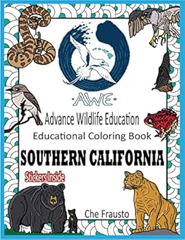 Southern California Wildlife Educational Coloring Book