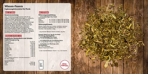 marstall Premium-Pferdefutter Wiesen-Fasern, 1er Pack (1 x 15 kilograms)