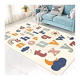 DWhui Kinderspiel Matte Kinder Teppich rutschfeste Kinder Teppich Pädagogisches Lernen & Spiel for Wohnzimmer Schlafzimmer Spielzimmer (Size : 100cmx150cm(3'3x5'))