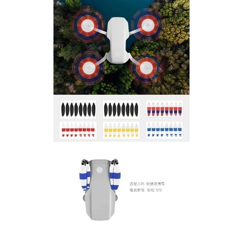 Compatibile Con DJI Mini 3 Pro/Mini 2SE elica silenziosa 4726F