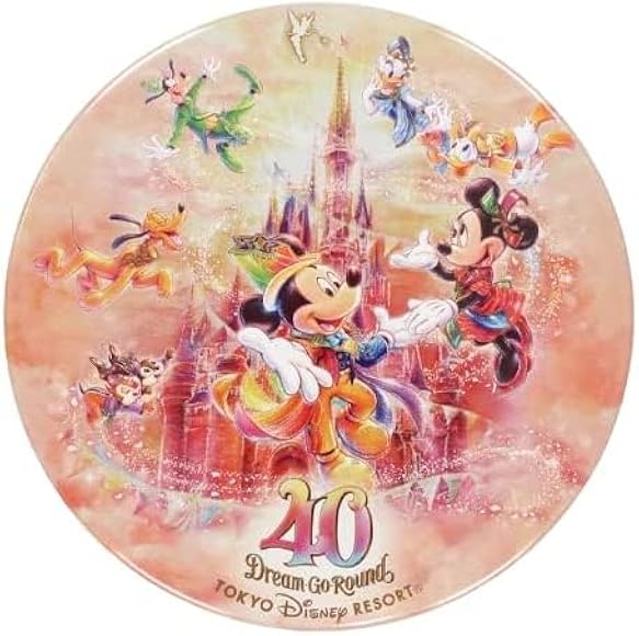 Amazon.co.jp: ディズニー 40周年 グッズ ミッキー&フレンズ 缶バッジ