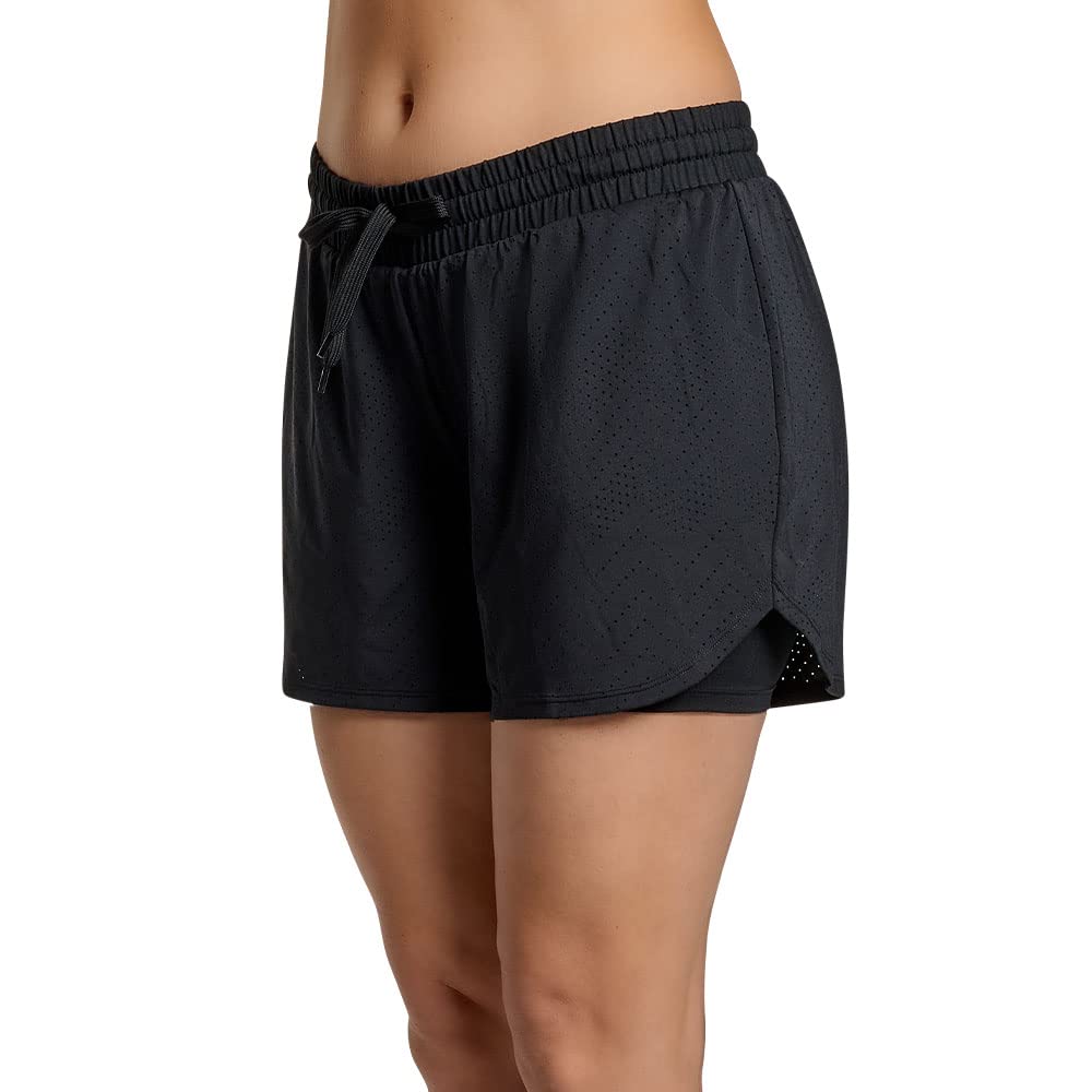 Tommie CopperWomen’s 2-in-1 Compression Shorts | Breathable, 4D Stretch, Sweat Wicking Active Wear for Sports & Outdoors