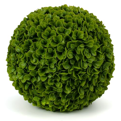 Artificial Jasper Topiary Balls for Outdoor Decor - 19", 1-Pack