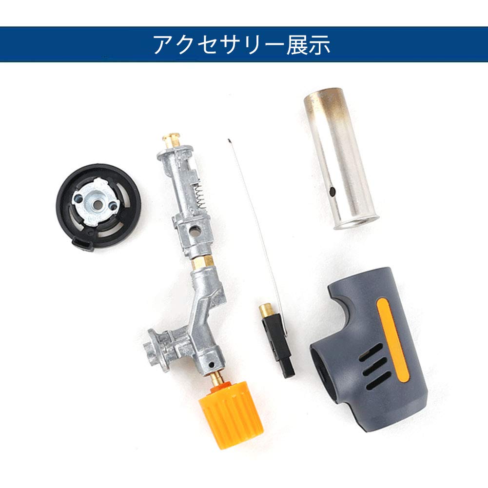 ガストーチバーナー 自動着火カセットガス ワンタッチ着火 カセットボンベ用 炭火起こし ボンベ式 料理用 炙り ガスバーナー トーチ アウトドア 炙り キャンプ 火起こし