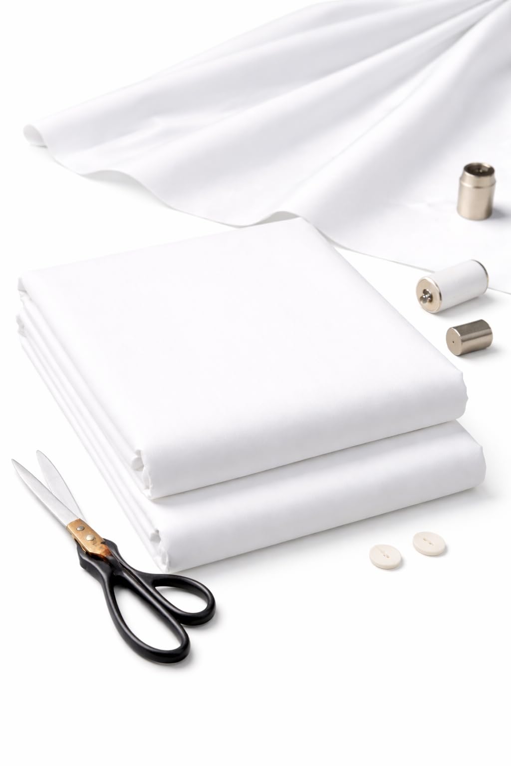 Premium Unstitched White Shirt Fabric For Men Cotton Blend Material 2.50 Meter Soft Smooth Cloth Shirt Piece Ideal For Formal Office Casual Tailoring Fabric For Stylish Custom Shirts-image-31