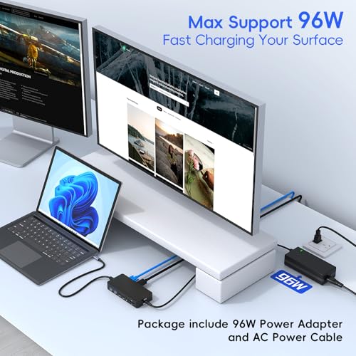 USB-C Docking Station Triple Monitor Support
