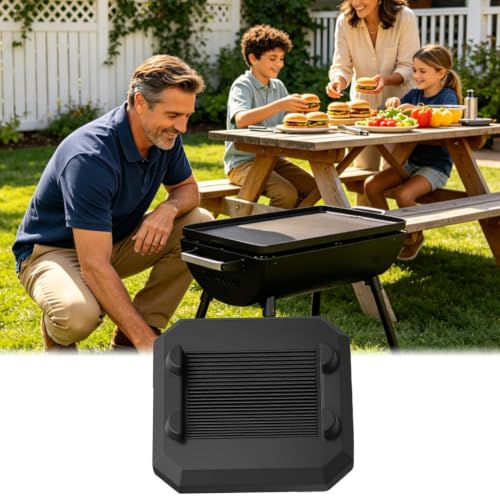 Base niveladora para parrilla exterior: kit de 8 piezas ligeras para camping 4