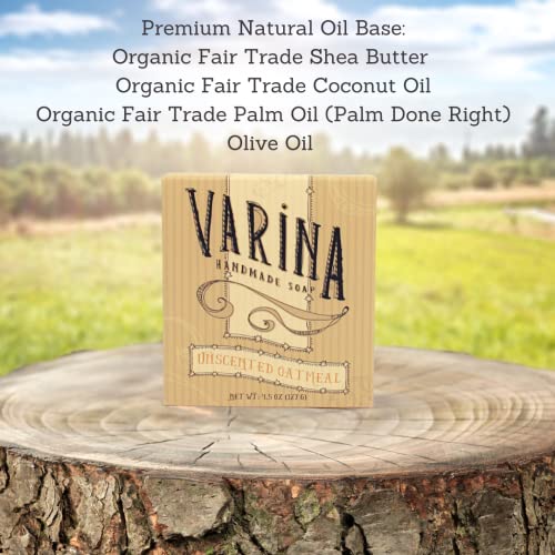 Varina-Organic-Unscented-Oatmeal-Bar-Soap-Gentle-Cleansing-for-Sensitive-Skin-Unscented-3-Pack Varina Organic Unscented Oatmeal Bar Soap Gentle Cleansing for Sensitive Skin Unscented 3 Pack
