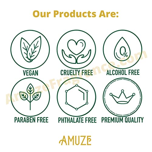 Amuze Fragrance Turkish Rose, 12 Ml - Metal | Premium Perfume Oil | Attar Oil | Alcohol-Free | Vegan & Cruelty-Free #TOP6