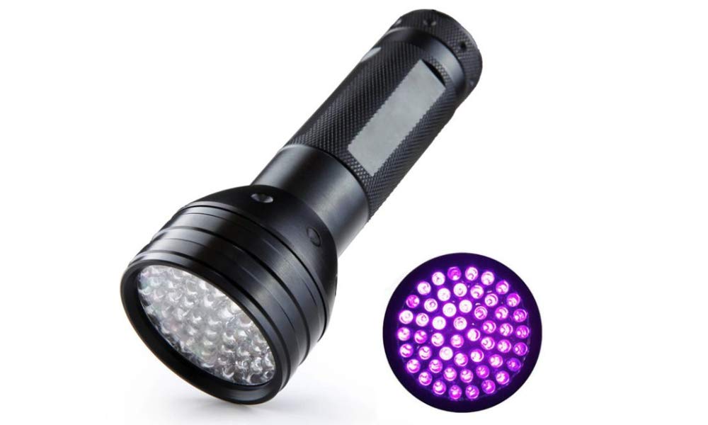 51 LED UV Flashlight Ultraviolet Black light Detector for Dog Urine Pet Stains and Bed Bug