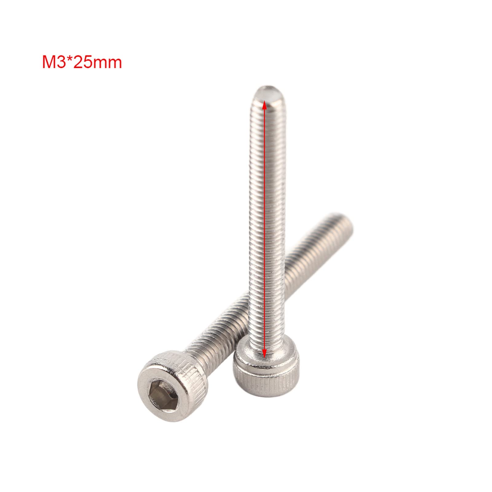 NINDEJIN 880Pcs M2 M3 M4 Acciaio Inox Precisione Metrica Pulsante Hex