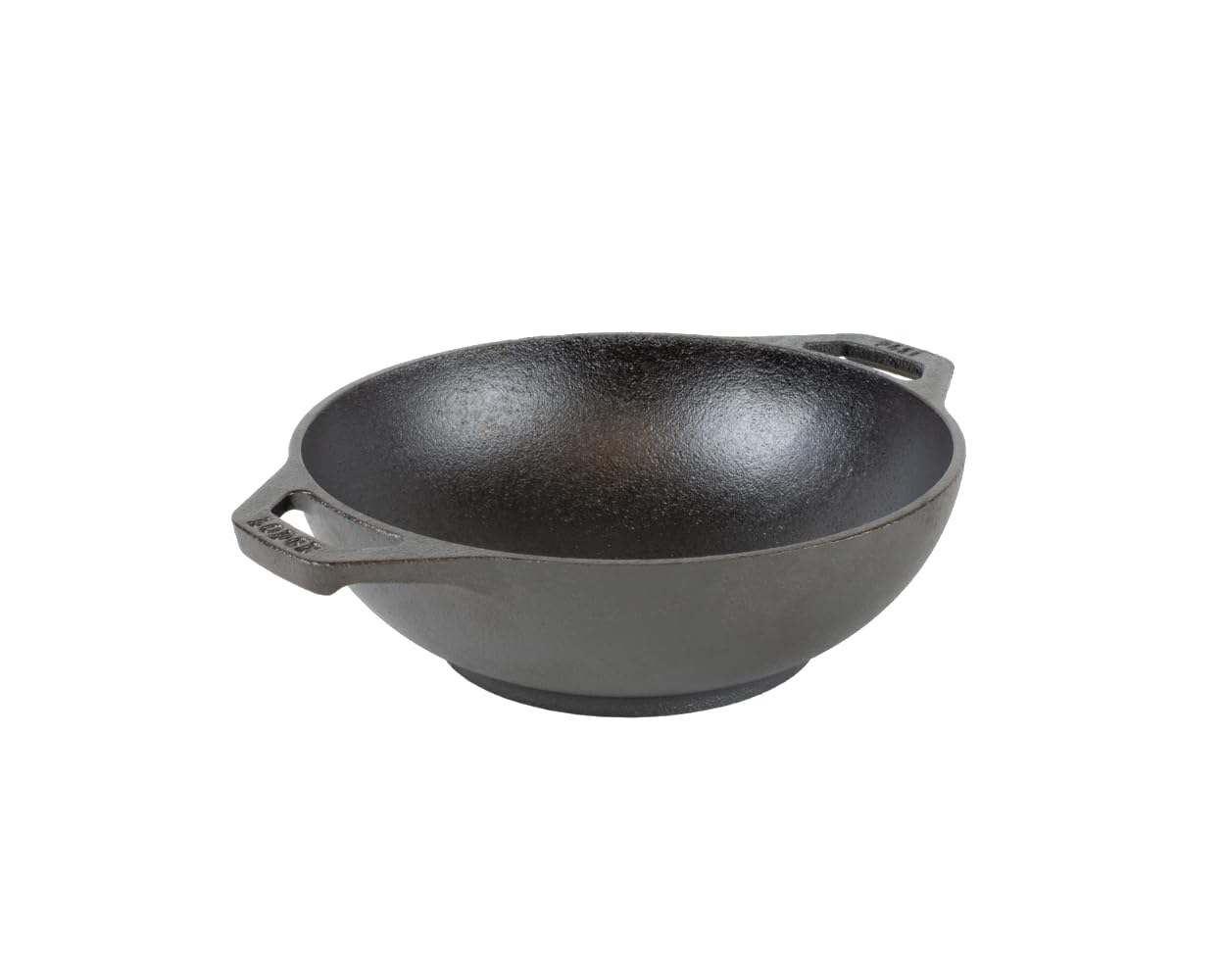 Lodge Cast Iron Wok, Black, 9-Inch