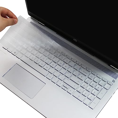 Keyboard Cover for 15.6 HP Laptop 15-dw 15-dy 15-ef 15-da/db 15-bs/bw 15-dy5113dx 15-dy5033dx dy5073dx dy2702dx 15-dy5399nr dy5599nr 15-ef2099nr ef2126wm, HP Envy 17 17-by4623dx by4025nr by4061nr-TPU