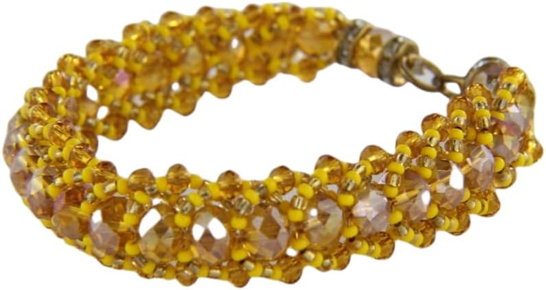 Ilde Tejido de Oshun - Osun Woven Ilde, Yellow, Amarillo, 8''