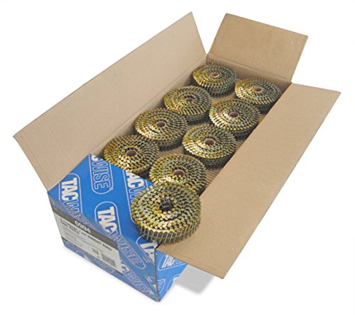 New Product Tacwise 0994 2.1 x 35mm Bright Ring Coil Nails (14000 Pieces)