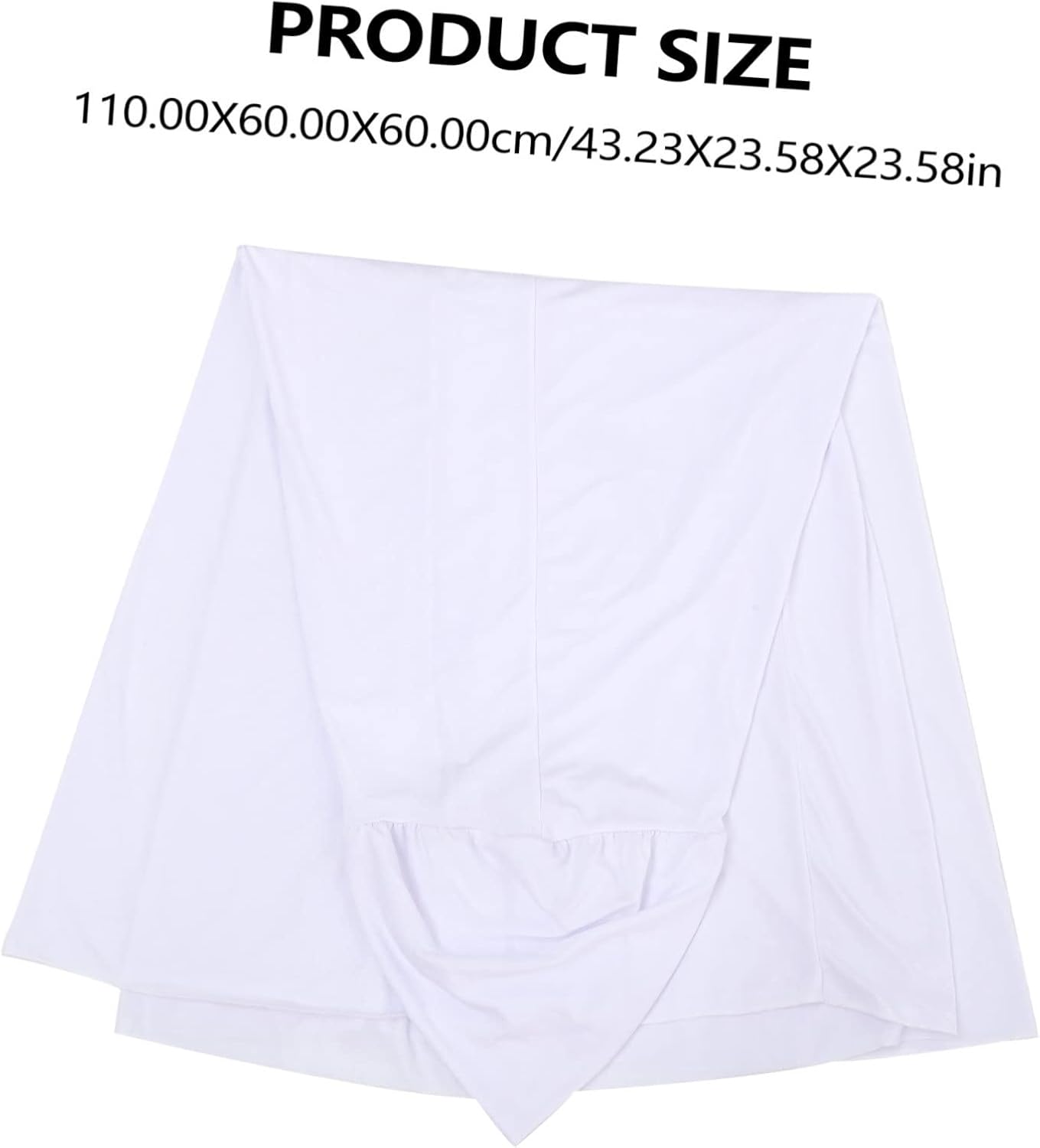 Elastic Table Cover Stretch Round Tablecloth Solid Tablecloth Decorative Table Cover for Party Festival Leg Pockets Water Absorbent Versatile Fine Workmanship