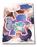 BLASTOISE Wartortle Squirtle EVOLUTION POKEMON Art Print Poster Wall Decor
