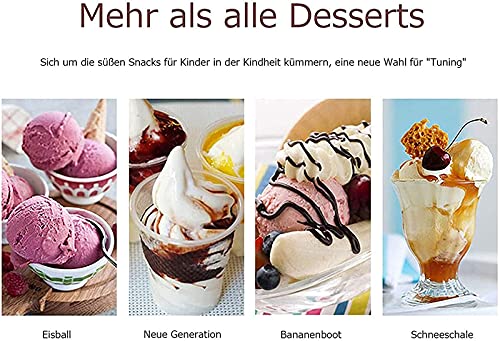 Softeismaschine, Heimwerker, kleine automatische Mini-Obst-Softeismaschine, gesunde, einfache One-Push-Bedienung… – Bild 3