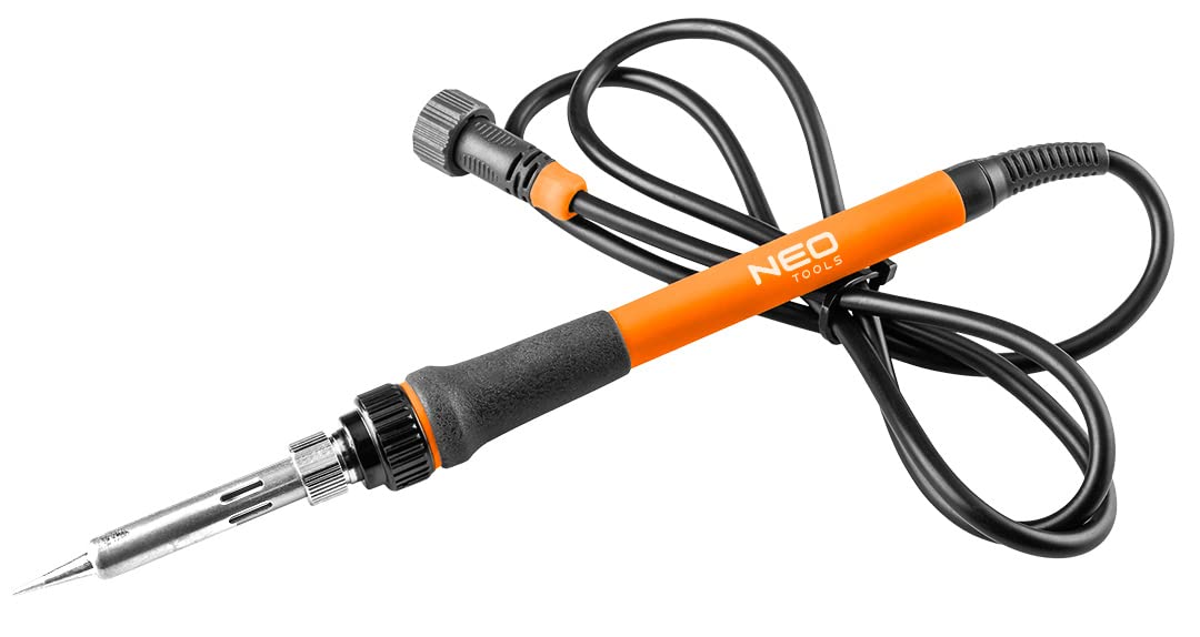 NEO TOOLS Stacja lutownicza, moc 60 W, regulacja temperatury 180-480°C, dokładność +/- 2°C, wyświetlacz LCD, funkcja automatycznego wyłączania, ochron
