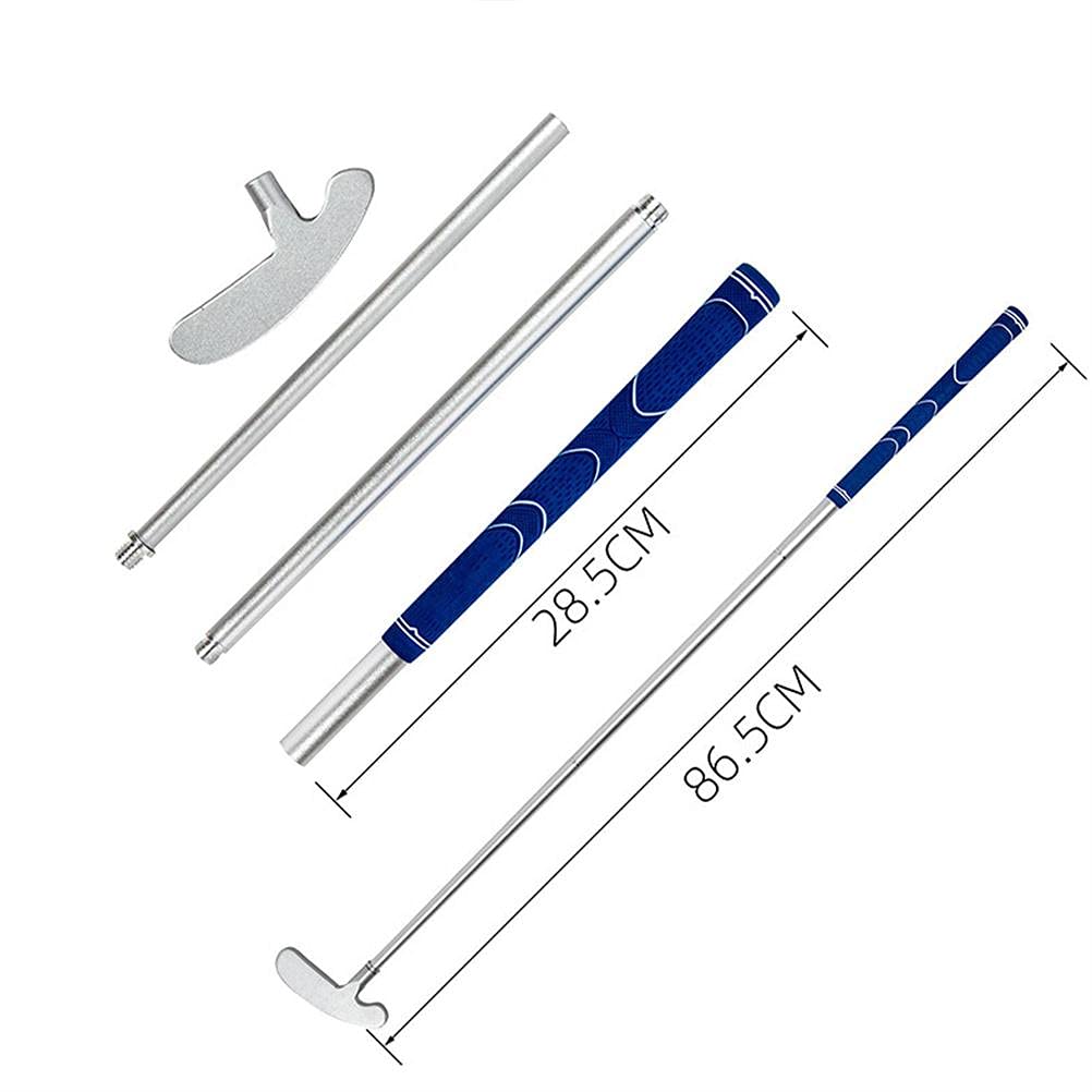 Putter de golf - Varilla de golf extraíble ajustable de aleación bidireccional para golfistas diestros o zurdos, mango antideslizante, fácil de instalar, club de práctica de golf para niños y adultos