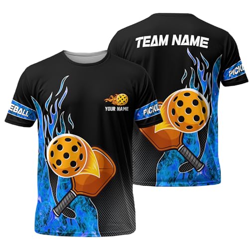 Pickle T-Shirt Personalize Purple Lightning Pickle Tee Shirt for Pickleball Player Printing Pickle Theme Thing