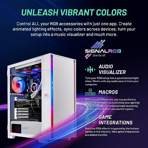 Skytech Gaming Shiva Gaming PC, Intel i7 12700F 2.1 GHz, RTX 4060, 1TB NVME, 16GB DDR4 RAM 3200, 600W Gold PSU Wi-Fi, Win 11 Home, RGB-Keyboard and RGB-Mouse Included - Image 3