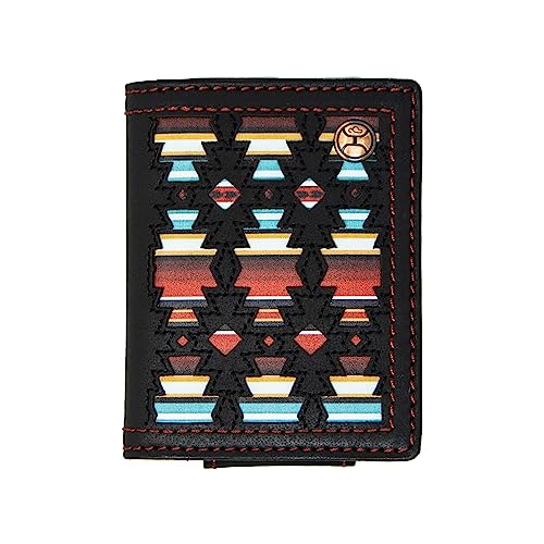 HOOEY Men's Sunizona Knockout Bi-Fold Money Clip Brown One Size