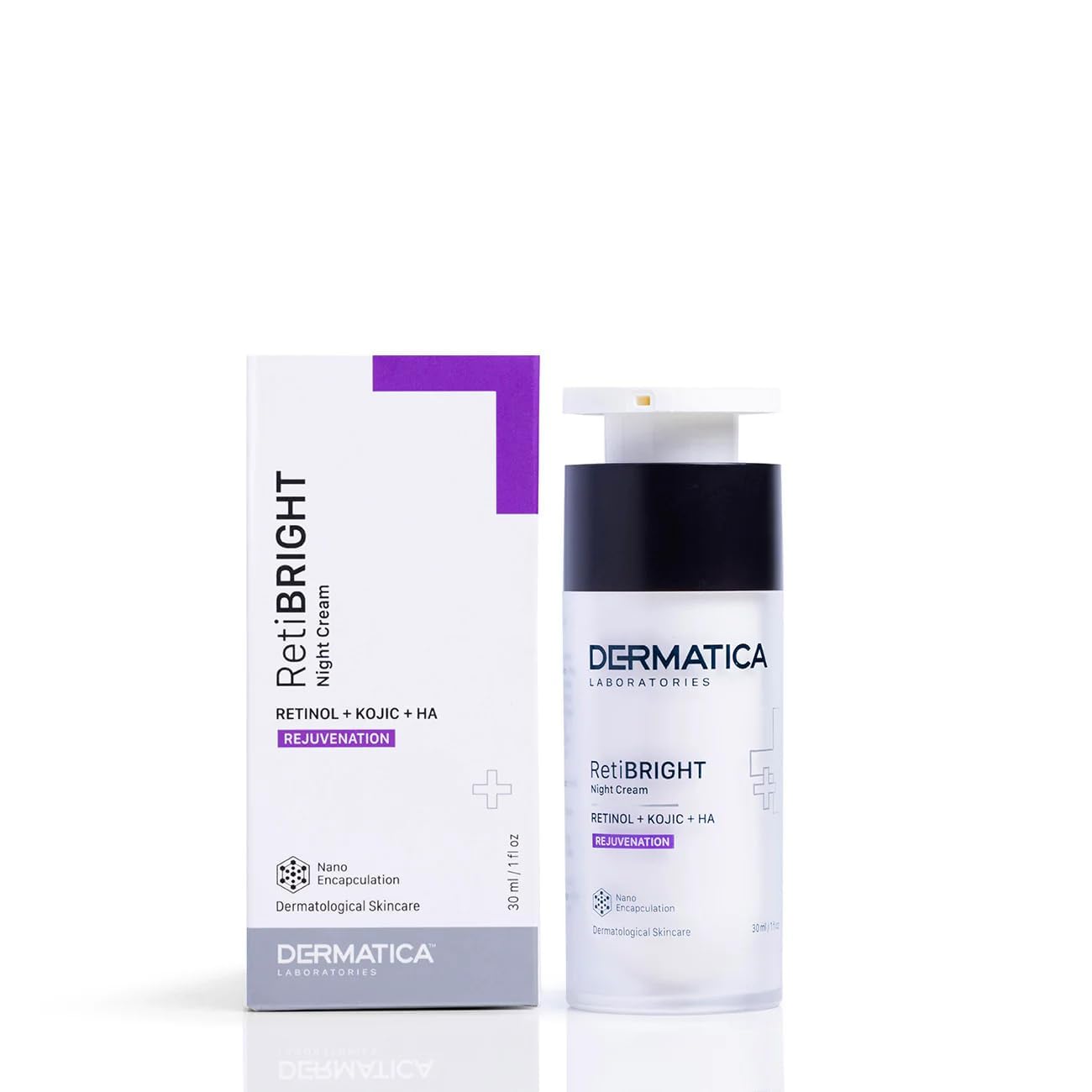 Dermatica RetiBright Night Cream 30ml | Overnight Skin Rejuvenation Cream | Lightweight Formula | Overnight Hydration | Non-Greasy | Smooth & Radiant Skin | All Skin Types-picture-26