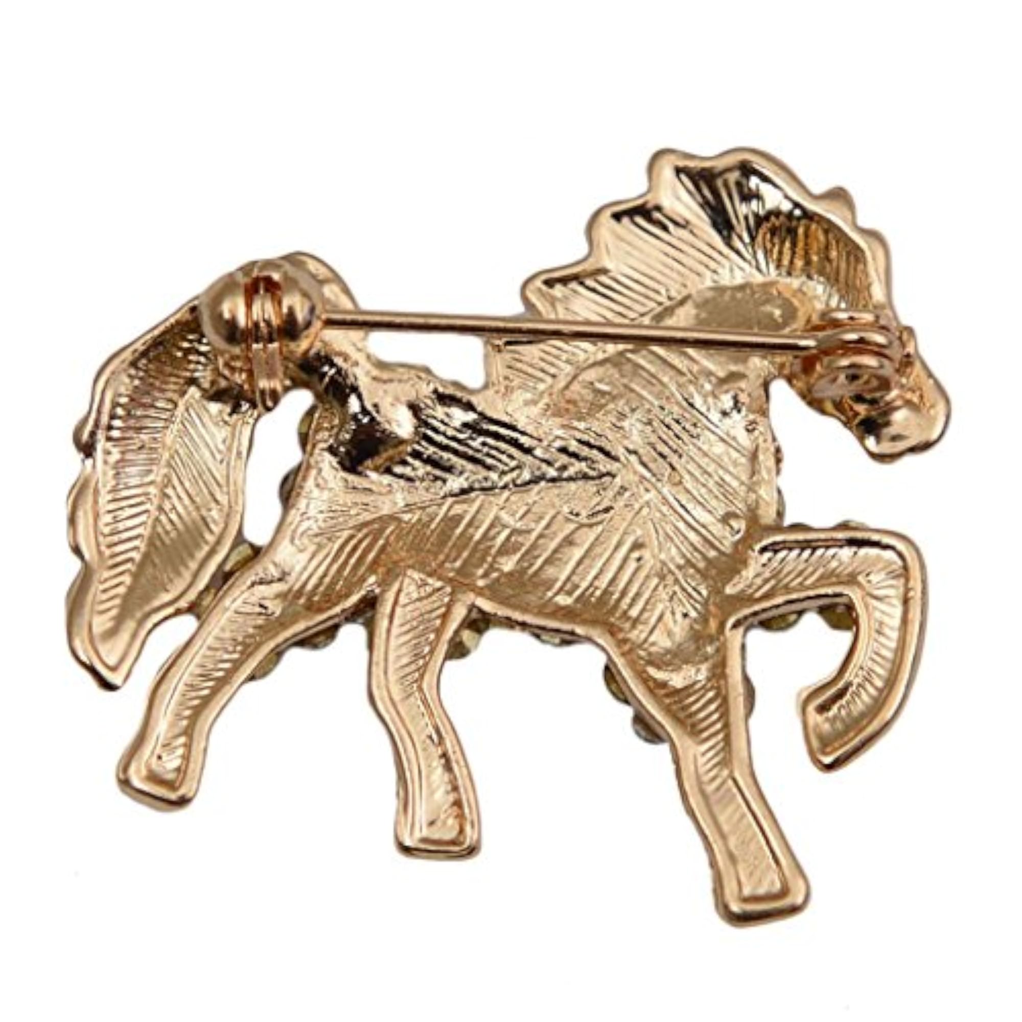 Elegant Crystal Brooch Pin