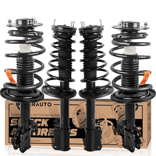KUIPERAUTO Front and Rear Complete Strut Spring Assemblies 172310 172309 272308 272307 Compatible for 2008-2011 Toyota Camry Avalon Shock Absorbers (Set of 4) by KUIPERAUTO - Used condition - US$215.14